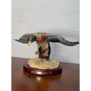Amy & Addy Mallard Duck Figurine Gray Rock Collection Trap League Champion RARE